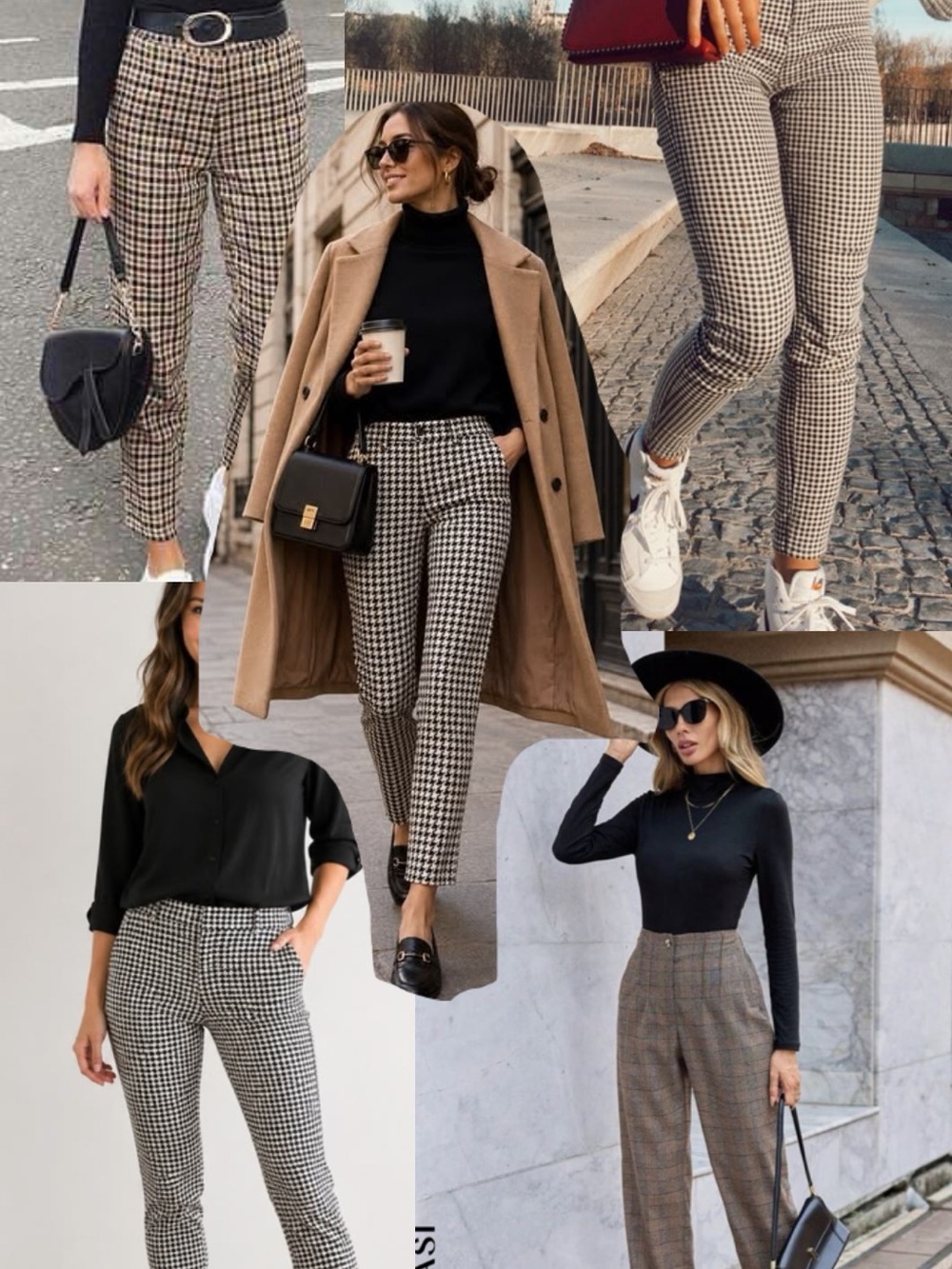 Urban Outfitters Micro Houndstooth Slim Fit Pants Size 4